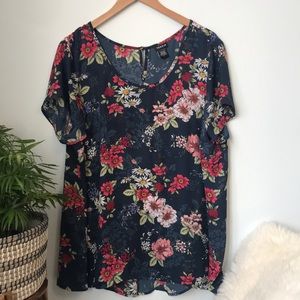 EUC- Floral blouse